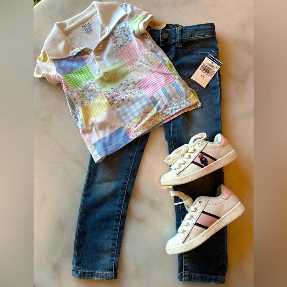 Toddler Girl’s Polo Ralph Lauren Outfit